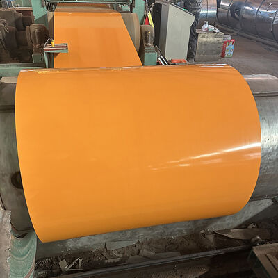 Ketahanan Korosi PPGI Steel Coils Ral Color Coated Coils Galvanized Steel