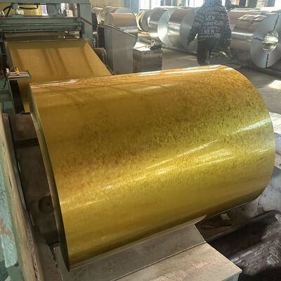 İyi fiyat ASTM Dx51d Z275 Film Renkli Kaplı Ppgl Ön Boyama Yaprak Metal Bobinleri Z81~Z120 çevrimiçi