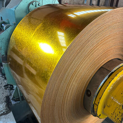 Good price Gold Color Code 9016 Pre Painted Galvanized Steel Coils 0.4mm Ppgl Ppgi online