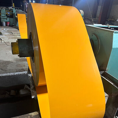 Giá tốt Vàng phủ kẽm sơn trước ốc vải thép RAL Màu Ppgi ốc vải Matt Màu cho tấm mái nhà kim loại trực tuyến