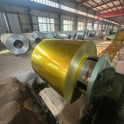 Giá tốt SGCC DC51D Cuộn thép PPGL cán nguội sơn sẵn mạ nhôm kẽm trực tuyến