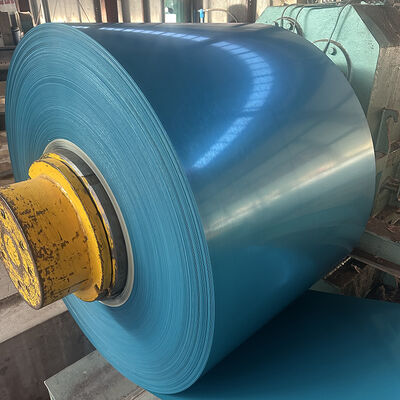 Bom preço Espessura personalizada 0,6 ∼ 1,2 mm Z81 ~ Z120 PPGI bobina de aço revestida de cor pré-pintada RAL 9014 on-line