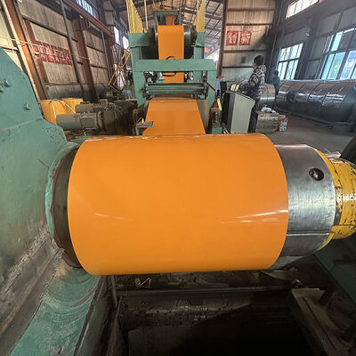 Harga bagus Custom Color Coated Galvanized PPGI Coil 0.5mm*1220mm untuk Wall Warehouse & Roof Cladding on line