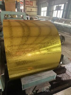 Quality Transparent Yellow 740*0.5 Color-Coated Steel Strip Corrosion and Rust Resistance. It features dual protection of base plate and organic coating, offering excellent water vapor resistance, oxidation r factory